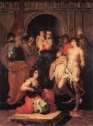 Rosso Fiorentino, Madonna Enthroned and Ten Saints